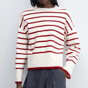 Mango Oversized Striped Sweater/NWT/XXL